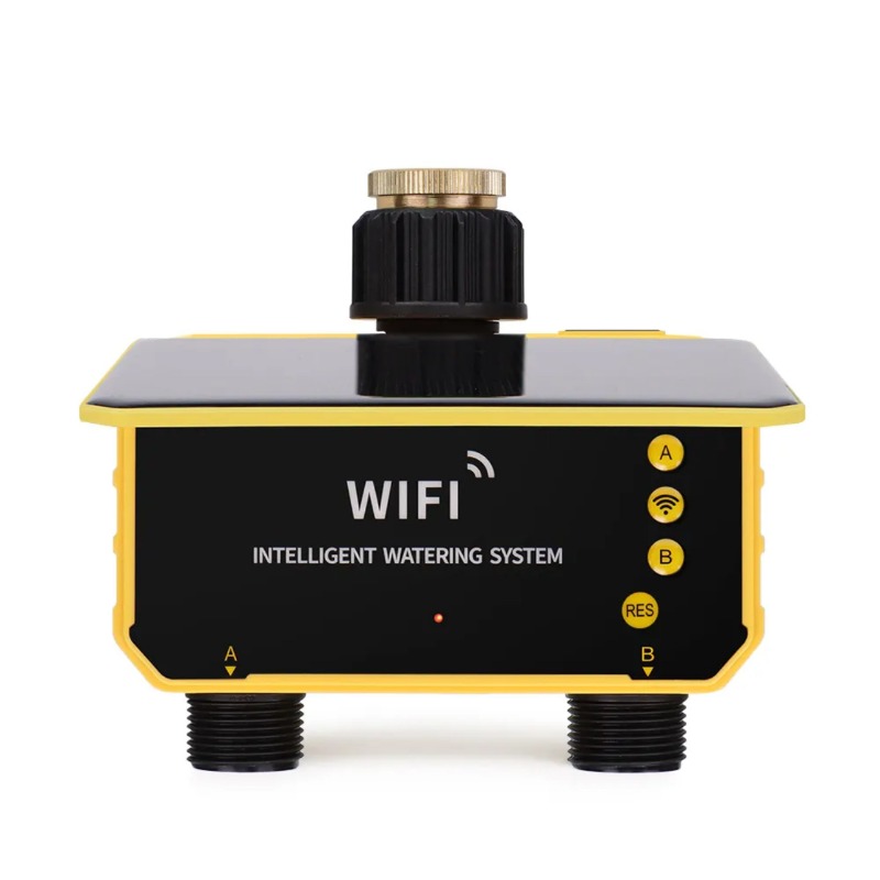 Timer Dual Outlet - WiFi Solar Water Valve Irrigation Controller