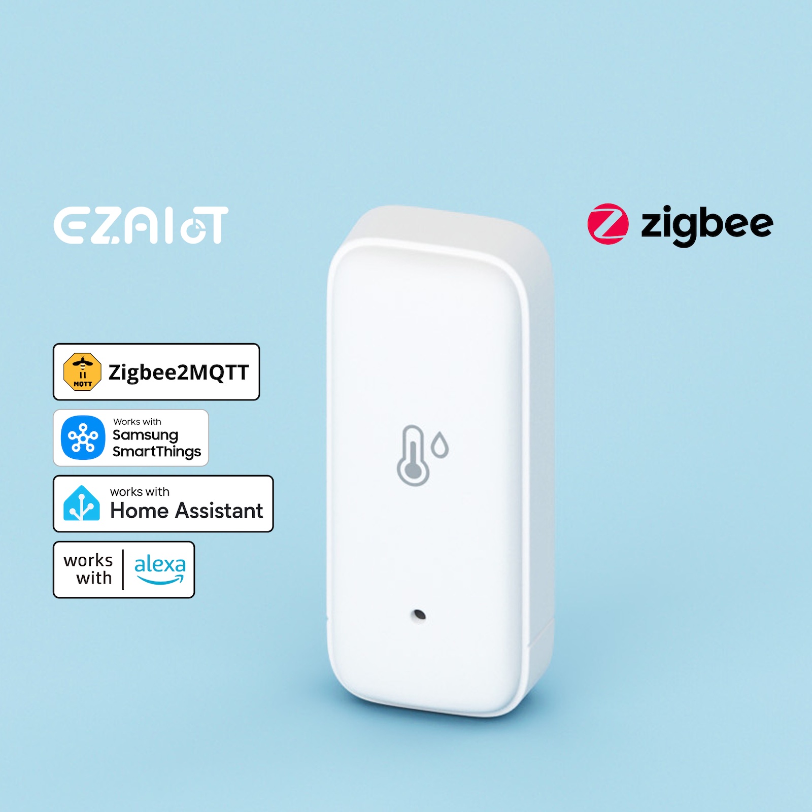Digital Hygrometer Probe - Tuya Smart Zigbee 3.0 Temperature Humidity