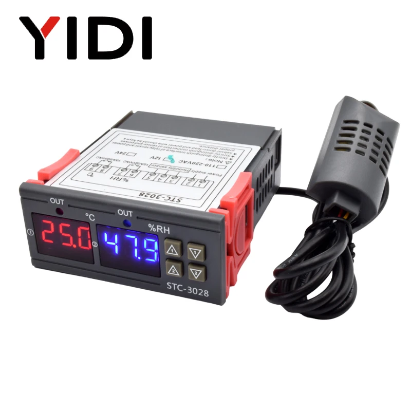 Digital Hygrometer Probe - STC-3028 LED Kỹ Thuật Số Bình