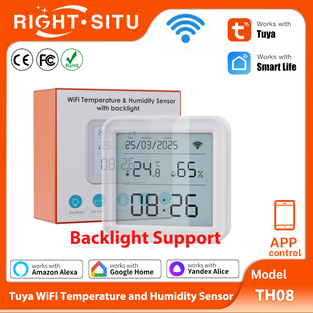 Digital Hygrometer Probe - Tuya wifi thông minh nhiệt độ