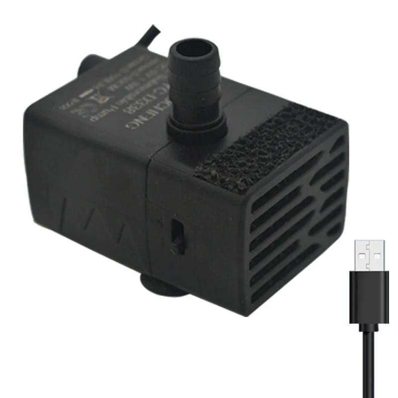 Aquael Filter Fzn - USB Aquarium Submersible Water Pump, 5V