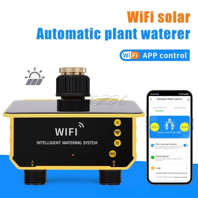 WiFi Solar Water Valve Irrigat - đánh giá và giá Timer Dual Outlet