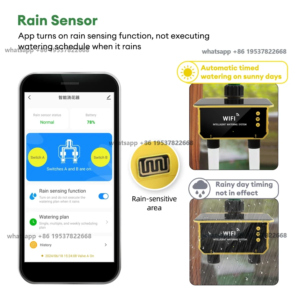 WiFi Solar Timer Dual Water Va - đánh giá và giá Timer Dual Outlet