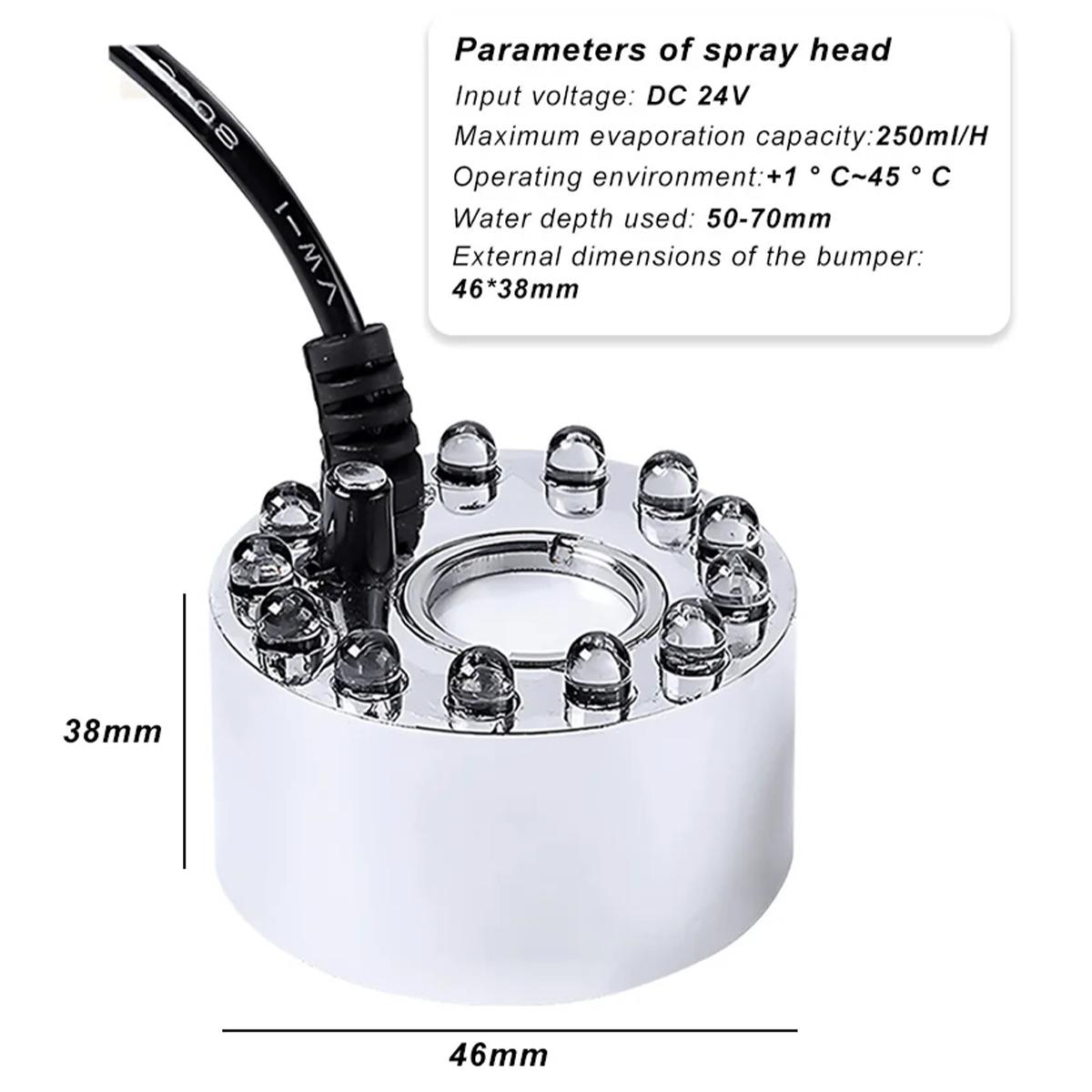Mini Led Mist Maker Fogger Pon - đánh giá và giá Terrarium Fogger Ultrasonic